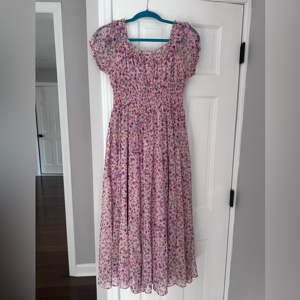 Rachel Parcell Floral Smocked Dress; Size 6